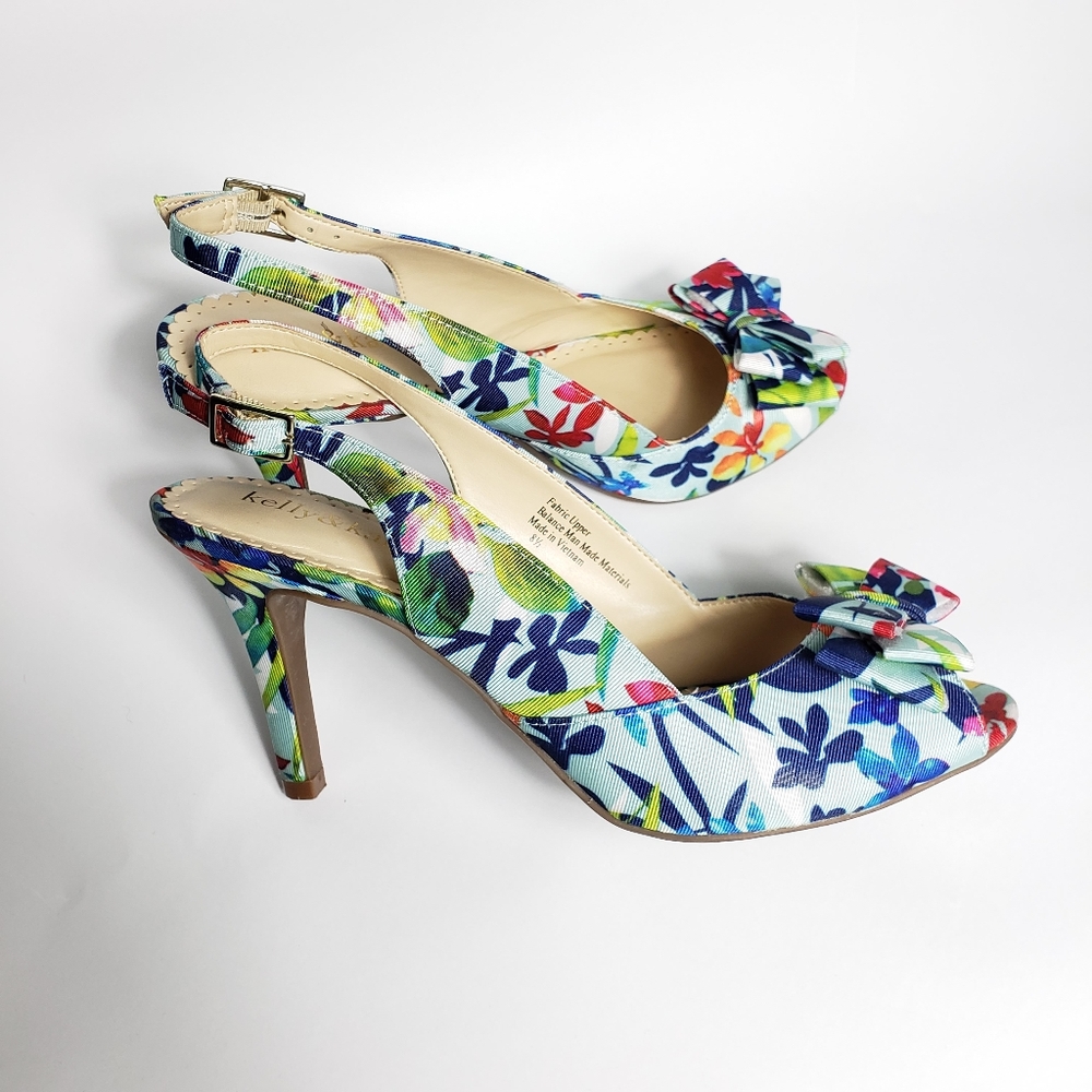 Kelly and Katie peeptoe heels